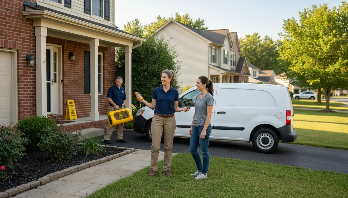 Water restoration image for Water Damage & Restoration Services in Deering, ND